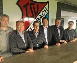 Vorstand des TSV Steinbach mit Arne Wohlfarth